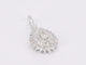 Pendentif Pendentif en forme de larme en or blanc avec diamants 58 Facettes 2056