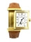 Montre JEAGER_LECOULTRE. Collection "REVERSO DUETTO", montre de dame en or jaune 58 Facettes