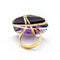 Bague 55.5 Bague bicolore, design italien. Neuve. 58 Facettes D359741LF