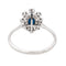 Bague 57 Bague Pompadour Or blanc Saphir, Diamant 58 Facettes 3754270CN