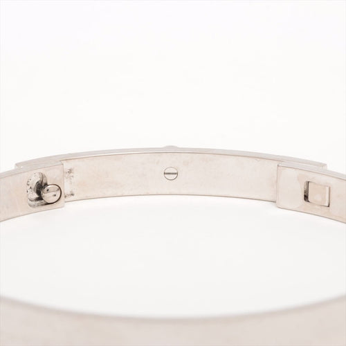 Bracelet HERMES - Bracelet Collier de chien Or blanc et Saphir 58 Facettes