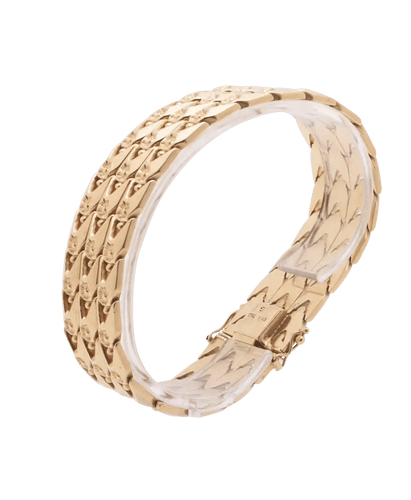 Bracelet Bracelet Vintage Art Deco Or jaune 18K 58 Facettes BO220280/VINTAGEARTDECO