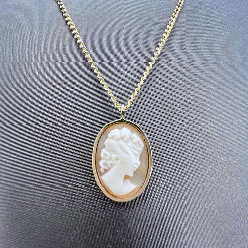 Colier Colier Camaieu din agat și aur galben 58 Facettes UKA000076GM