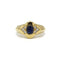 Bague 54 Bague or jaune saphir diamants 58 Facettes 210076R