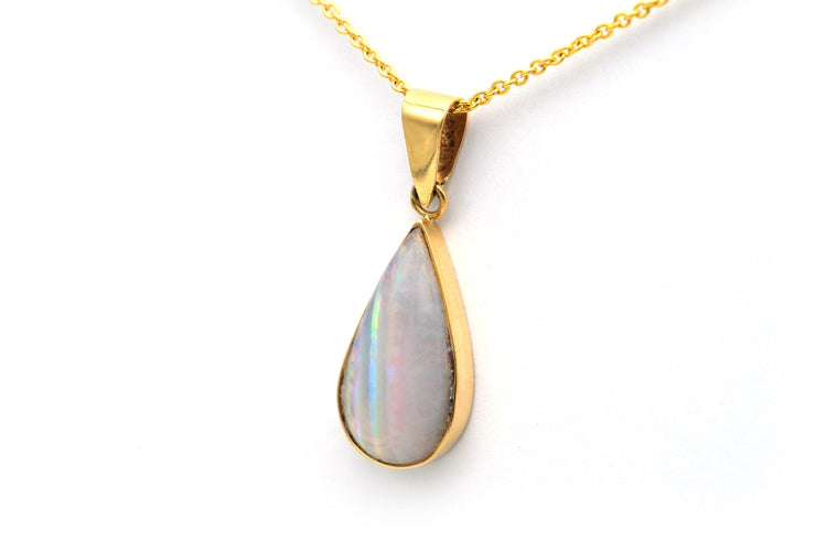 Pendentif Pendentif contemporain or jaune opale 58 Facettes 17856