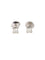 Boucles d'oreilles Boucles d'oreilles or blanc diamants taille princesse 0,5 ct 58 Facettes 1084.1