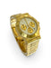 Montre BULGARI - Diagono Chronograph or jaune 58 Facettes