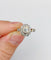 Bague 52 Bague marguerite art deco or blanc 18k et 1,02 carats diamant taille ancienne (circa 1940) 58 Facettes A05086