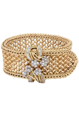 Bracelet BRACELET MANCHETTE CEINTURE DIAMANTS 58 Facettes 086921