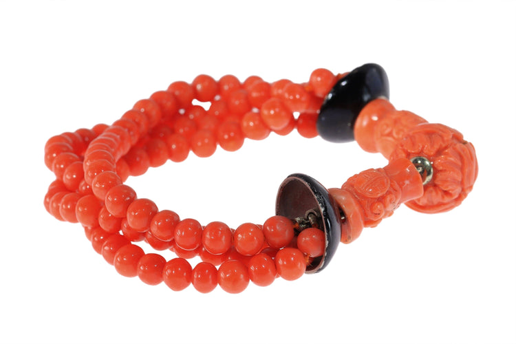 Bracelet Rêves déco : un bracelet des années 1920 d'inspiration japonaise 58 Facettes 10015-4360