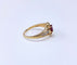 Bague 59 Bague or jaune, rubis et diamants 58 Facettes Bag.jonc.R-1801