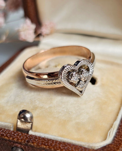 Bague 58.5 Bague Diamants Or rose 58 Facettes 473