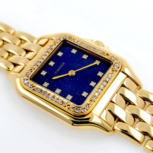 Montre CARTIER - Panthère watch Lapis Lazuli Dial, diamonds 58 Facettes