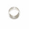 Bague 54 BULGARI - Bague Parentesi or blanc et diamants 58 Facettes BUL-RI-PAR-WG-DI
