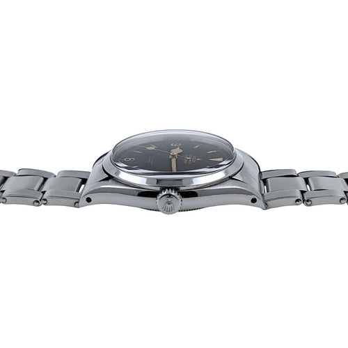 Bague Rolex Explorer 6610 Gilt Chapter Ring 1958 Stainless Steel Oyster Case Cross Crown 58 Facettes