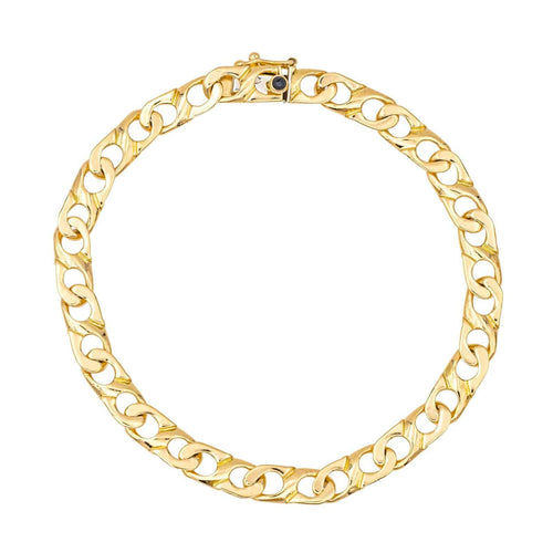 Bracelet Caplain Saint André Bracelet  Or jaune Saphir 58 Facettes 3784957CN