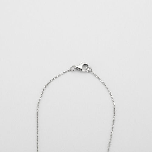 Collier collier diamant, or gris 58 Facettes