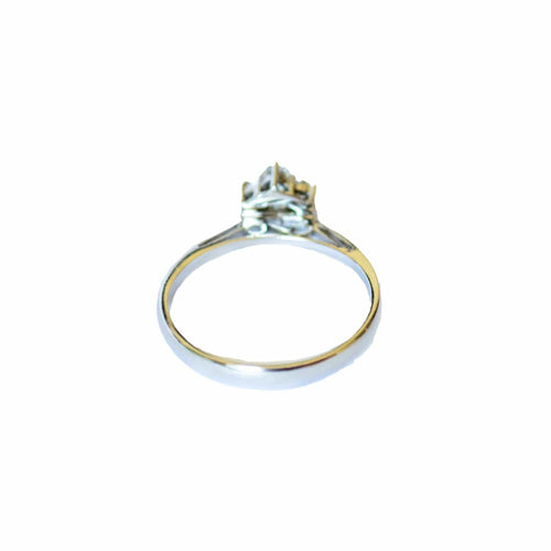 Bague 54 Bague en or avec diamants 58 Facettes Q121B(738)