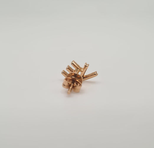 Boucles d'oreilles Boucles d’oreilles «LO VE » or rose diamants 58 Facettes