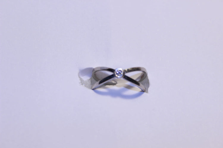 Bague 52 Bague Diamant 0.09ct 58 Facettes