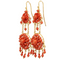 Boucles d'oreilles Boucles d'oreilles antiques en or corail 58 Facettes 7668