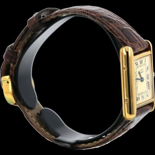 Montre Cartier Montre Tank Vermeil 58 Facettes MT42588