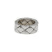 Bague 46 CHANEL - Bague matelassée or blanc 58 Facettes 160056R