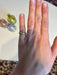 Bague 47.5 Bague vintage en or jaune pour petit doigt avec diamant 58 Facettes