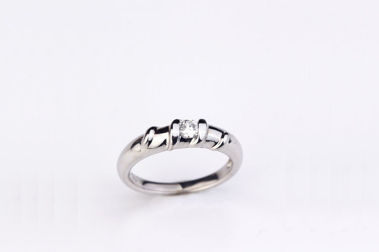 Bague 53 Bague Diamant 0.15ct 58 Facettes