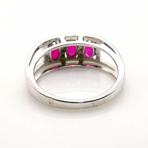 Bague 54 Bague rubis diamants 58 Facettes