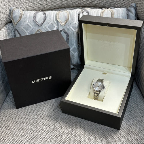 Montre Montre Wempe Glashutte Zeitmeister Chronometre - Acier - 36 mm - Automatique - 2017 - Full Set 58 Facettes FB09920