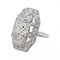 Bague 46 Bague Art déco Or blanc, Platine Diamant 58 Facettes 3358945CN