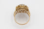 Bague 50 Bague unique en or jaune ornée d'un diamant taille brillant ancienne de 1,32 carat 58 Facettes 11531