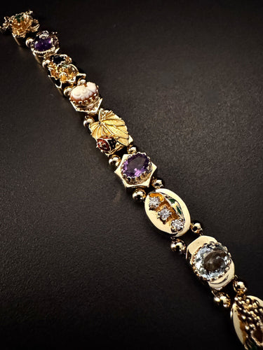 Bracelet Bracelet SLIDE or jaune 58 Facettes