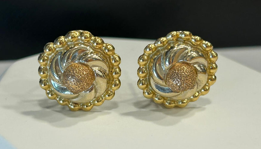 Boucles d'oreilles Boucles d'oreilles 3 ors 58 Facettes LP600/5