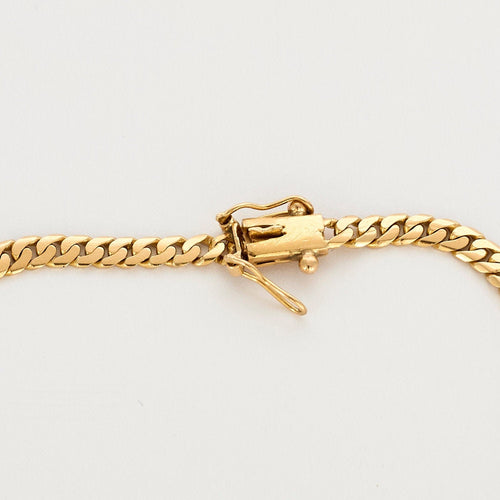 Collier Chaine maille gourmette or jaune 58 Facettes MLJ0377