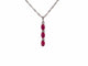 Pendentif Pendentif en or blanc avec diamants et rubis 58 Facettes 2138