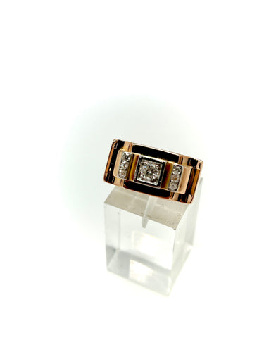 Bague 51 BAGUE ART DECO 58 Facettes M8645