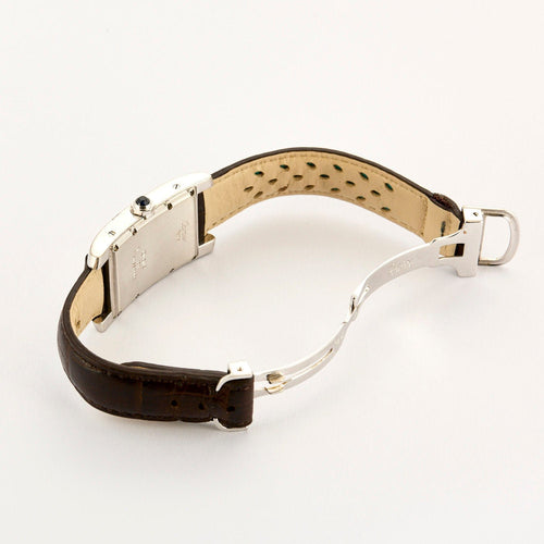 Montre CARTIER - Tank Américaine - Montre or gris 58 Facettes 240814