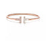 Tiffany and Co. - Bracciale Collezione T-Wire in oro rosa 