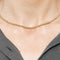 Collier Collier or jaune maille fantaisie 58 Facettes CHAL01842
