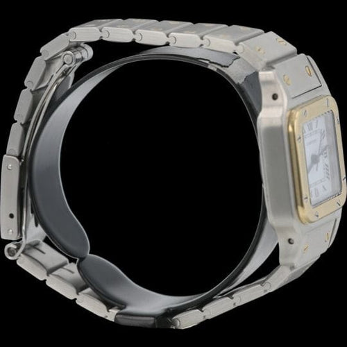 Montre Cartier Montre Santos Dame Or Jaune 18K Et Acier 58 Facettes MT42876