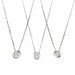 Collier Collier Solitaire or blanc diamant 58 Facettes