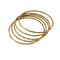 Bracelet Lot de cinq bracelets en or jaune 58 Facettes SOI3035