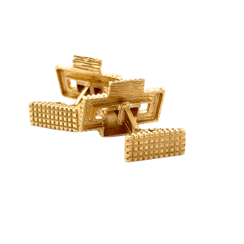 Boutons de manchette Boutons de manchette en or jaune 58 Facettes 681/19