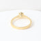 Ring Solitaire in 18-karaats geelgoud met een diamant van 0,28 karaat 