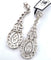 Boucles d'oreilles Boucles d'oreilles en platine massif serties de diamants 58 Facettes