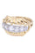 Bague 52 BAGUE JARRETIÈRE DIAMANTS ANNÉES 50' 58 Facettes 090371