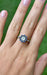 Bague 57 Bague style Art Déco en platine avec diamants et saphirs. 58 Facettes