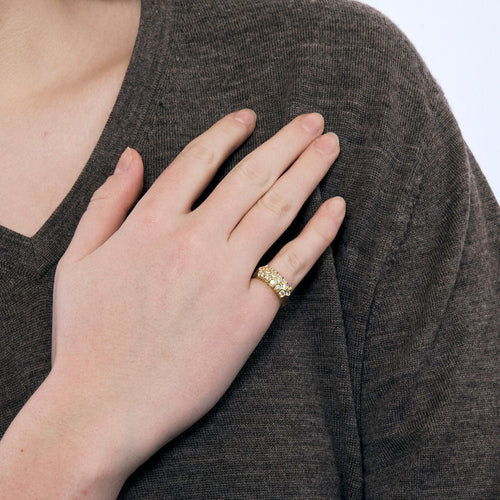 Bague 52 Bague or jaune et diamant 58 Facettes LP979